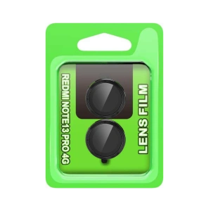 HarmonyAura Xiaomi Redmi Note 13 Pro 4G Raze Metal Kamera Lens - Siyah