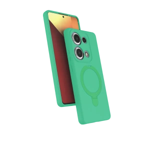 HarmonyAura Xiaomi Redmi Note 13 Pro 4G Regal Magsafe Standlı Kapak - Yeşil