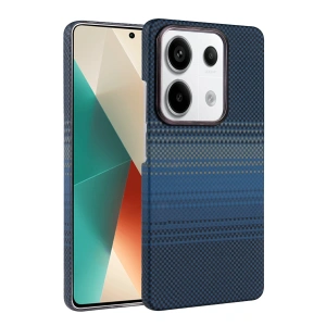 HarmonyAura Xiaomi Redmi Note 13 Pro 4G Vega Magsafe Kapak - Mavi