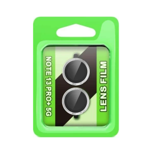 HarmonyAura Xiaomi Redmi Note 13 Pro Plus Raze Metal Kamera Lens - Gümüş