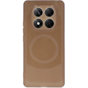 HarmonyAura  Xiaomi Redmi Note 14 Pro 4g Kılıf Maya Karbon Kapak - Kahverengi