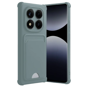 HarmonyAura Xiaomi Redmi Note 14 Pro 5G Kelvin Kartvizitli Silikon - Açık Yeşil