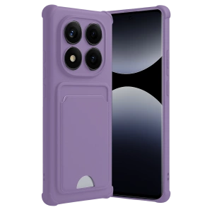 HarmonyAura Xiaomi Redmi Note 14 Pro 5G Kelvin Kartvizitli Silikon - Lila