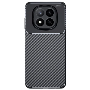 HarmonyAura  Xiaomi Redmi Note 14 Pro 5g Kılıf Auto Focus Karbon Kapak - Siyah