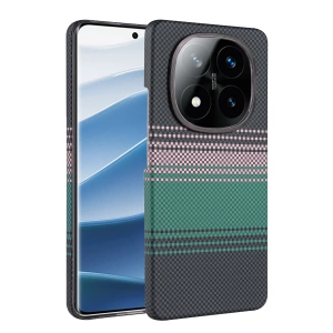 HarmonyAura Xiaomi Redmi Note 14 Pro 5G Vega Magsafe Kapak - Yeşil