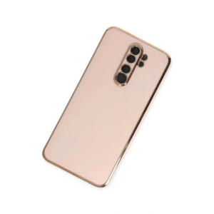 HarmonyAura  Xiaomi Redmi Note 8 Pro Kılıf Volet Silikon - Pembe
