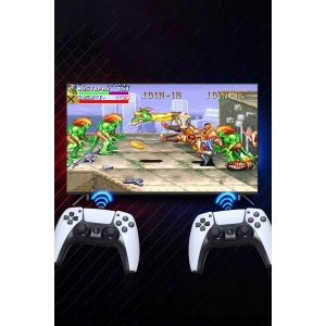 HarmonyAura  Y5 64gb Android Dual Pad 4k Game Stick - Beyaz