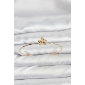 HarmonyAura Yıldız Model Gold Renk Bileklik