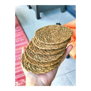Hasır Bardak Altlığı 6 Adet
