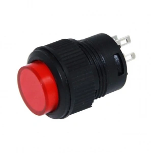 IC-180B Yuvarlak 3P Işıklı 16mm Yaylı Buton