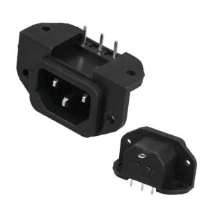 IC-212C C14 Power Soket Erkek Kulaklı 90C Pcb