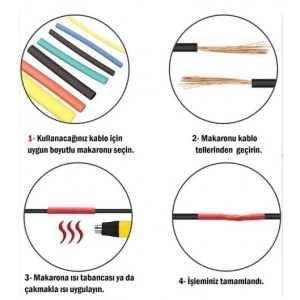 Kablo Koruyucu Makaron Seti 560 Parça