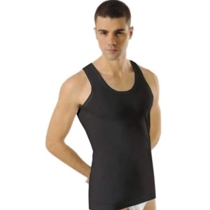 Kalın Askılı Klasik Erkek Atlet Siyah - 1151a