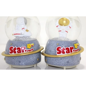 Kar Küresi Işıklı Müzikli 13 Cm