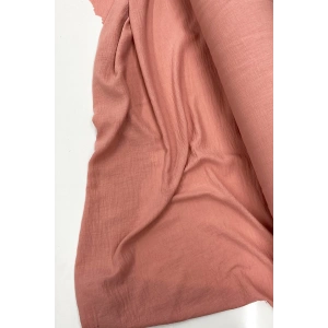 Keten Kumaş - Organik Kumaş - Perde Kumaşı - Ince Keten - Kıyafet Için Kumaş Örtü Pudra 30a