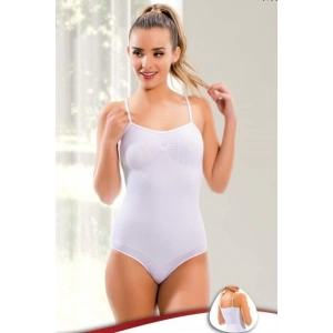 Korseli Çıtçıtlı Body Alttan Çıtçıtlı Body Atlet Korse 17500 - Beyaz