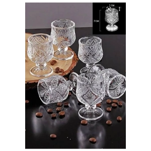 Kristal Kahve Yanı Bardağı 6lı Royaleks-r1720