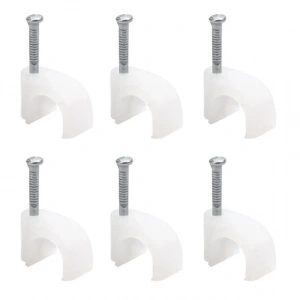 Kroşe 1 Numara Çelik Çivili 4 Mm (Kordon Kabloları İçin) 100lü Poşet Powermaster