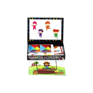 Laço Manyetik Aktiviteler Tangram Puzzle Yazı Tahtası Lc7163