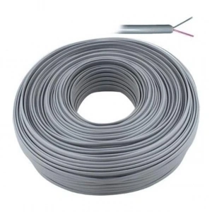 Lan LN-TEL44 Gri 2li Flat Köken 100 Metre Telefon Kablosu