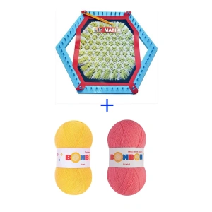 Lifmatik Lif Örme Seti Dokuma Tezgahı Ve Lif İpi S4