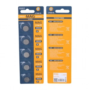 Mag Batteries MG-1225 CR1225 3 Volt Lityum Pil (5li Blister Paket)