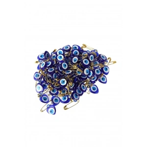 Nazar Boncuklu Çengelli Iğne 100 Adet