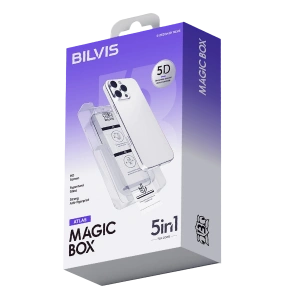 Newface Apple iPhone 17 Pro Max Bilvis 5in1 3D Magic Cam Ekran Koruyucu - Siyah