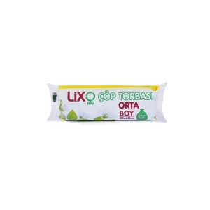 Orta Boy Çöp Torbası 55 X 60 Cm 20 Li Rulo X 1 Paket = 20 Adet (mavi)