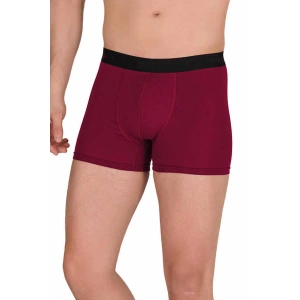 Pamuk Modal Likralı Esnek Erkek Boxer Bordo 4476b