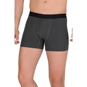 Pamuk Modal Likralı Esnek Erkek Boxer Füme 4476b
