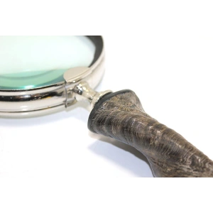 Pirinç Boynuz Saplı Büyüteç Model 2