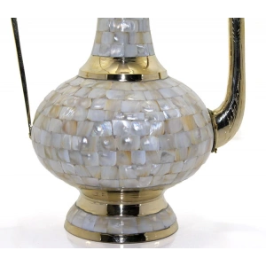 Pirinç Sedefli İbrik 55 Cm