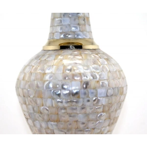 Pirinç Sedefli Vazo 35 Cm