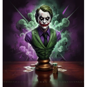 Polyester Joker Figür