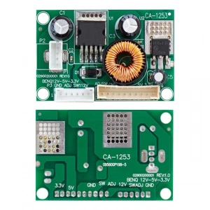 Power Supply Modul 12V Dc Dönüştürücü Dc Düşürme Modülü 12V-5V-3.3V 3A