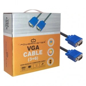 Powermaster 15 Pin Erkek/Erkek 20 Metre VGA Kablo