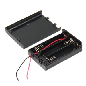 Powermaster  3lü AA Kapaklı Switchli Pil Yuvası (IC-233E)