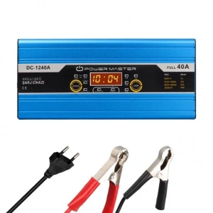 Powermaster Dc-1240A 12 Volt Max 40 Amper Akıllı Akü Şarj Cihazı