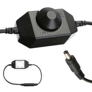 Powermaster DC12V-DC24V 2A Tek Renkli Şerit Led Dimmer Işık Şiddeti Kontrolü
