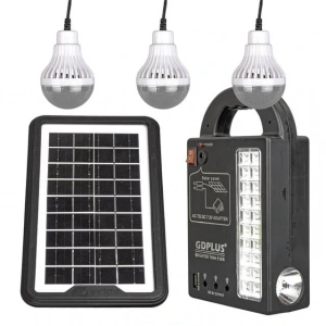 Powermaster GD-999 Lamba + Powerbank + Işıldak Solar Aydınlatma Seti