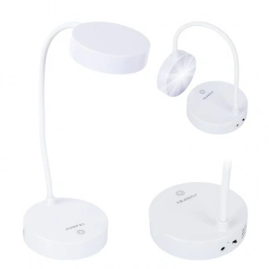 PowerMaster JF-1631 20 LEDli 2.5 Watt Şarjlı Esnek Masa Lambası - Dokunmatik ve USB Şarjlı