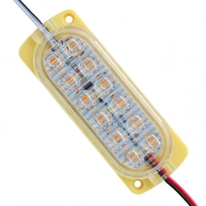 Powermaster Parlak Yanıp Sönen Sarı 24 Volt 1.2 Watt  2835 Modül Led