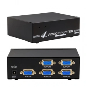 Powermaster PM-6228 4 Portlu 250 Mhz Monitör Çoklayıcı VGA Splitter Dağıtıcı