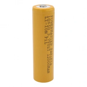 PowerMaster PM-9599 Rakieta 3.7 Volt 1200mAh 18650 Başlıklı Şarj Edilebilir Lityum Pil (Tekli)