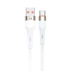 Powerway HC05 Örgülü 5 Amper USB TO Type- C 1 Metre Şarj Data Kablosu