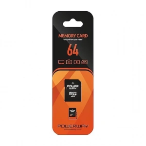 Powerway PWR-64 64 GB Micro SD Hafıza Kartı Class 10