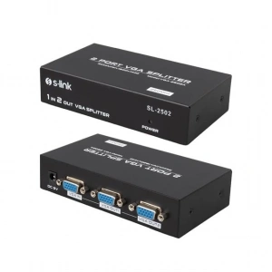 S-Link SL-2502 2 Port Vga Splitter Dağıtıcı