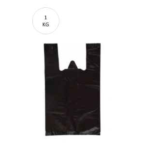 Siyah Atlet Poşet Mini Boy 20x34 Cm Takriben 235 Adet 1 Kg