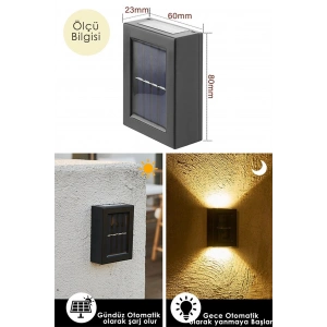 Solar Aplik Çift Taraflı Lamba